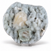 Natural Blue Druzy Matrix with Calcite & Apophyllite