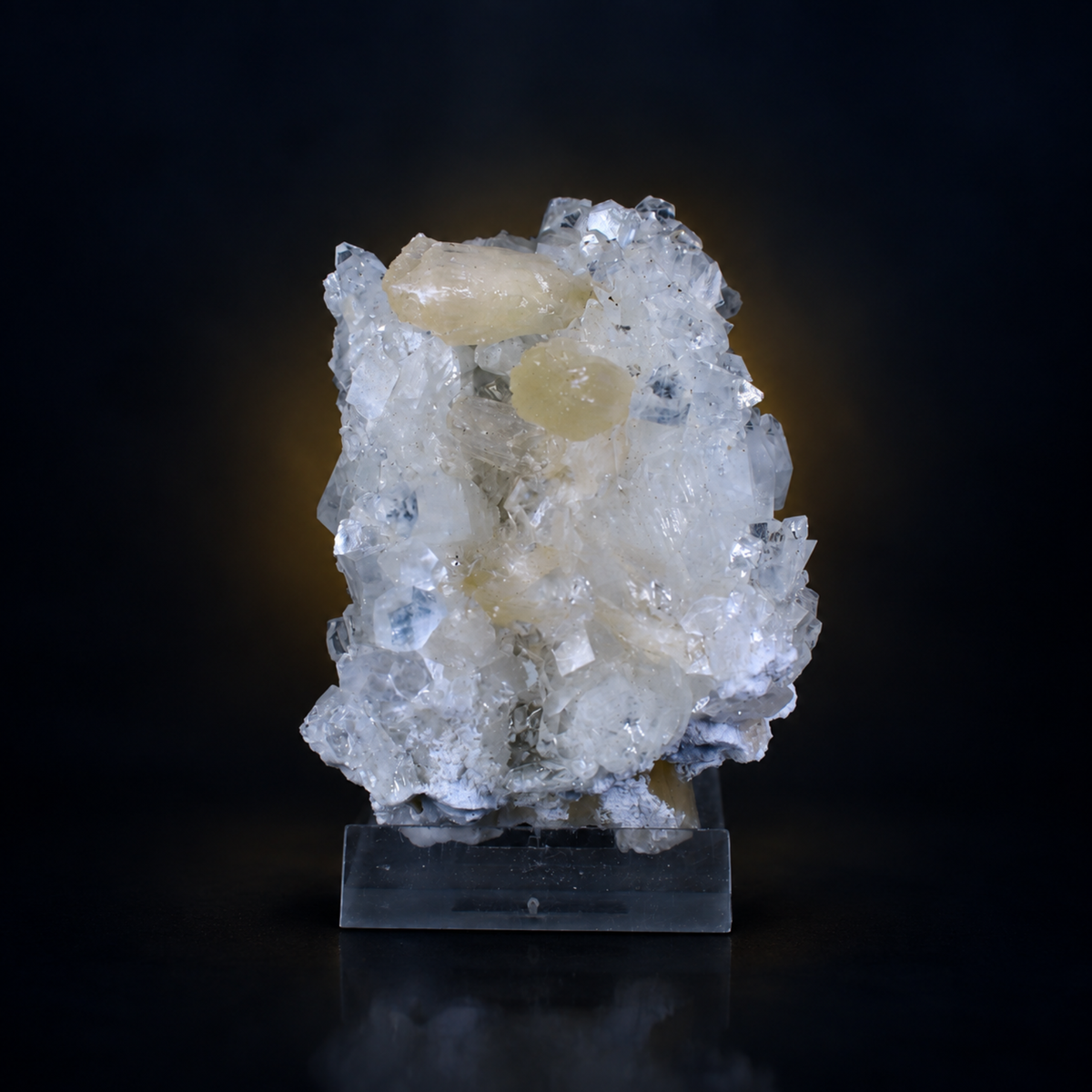 Stilbite on Heulandite Crystal Cluster 9×6×4 cm | 140g