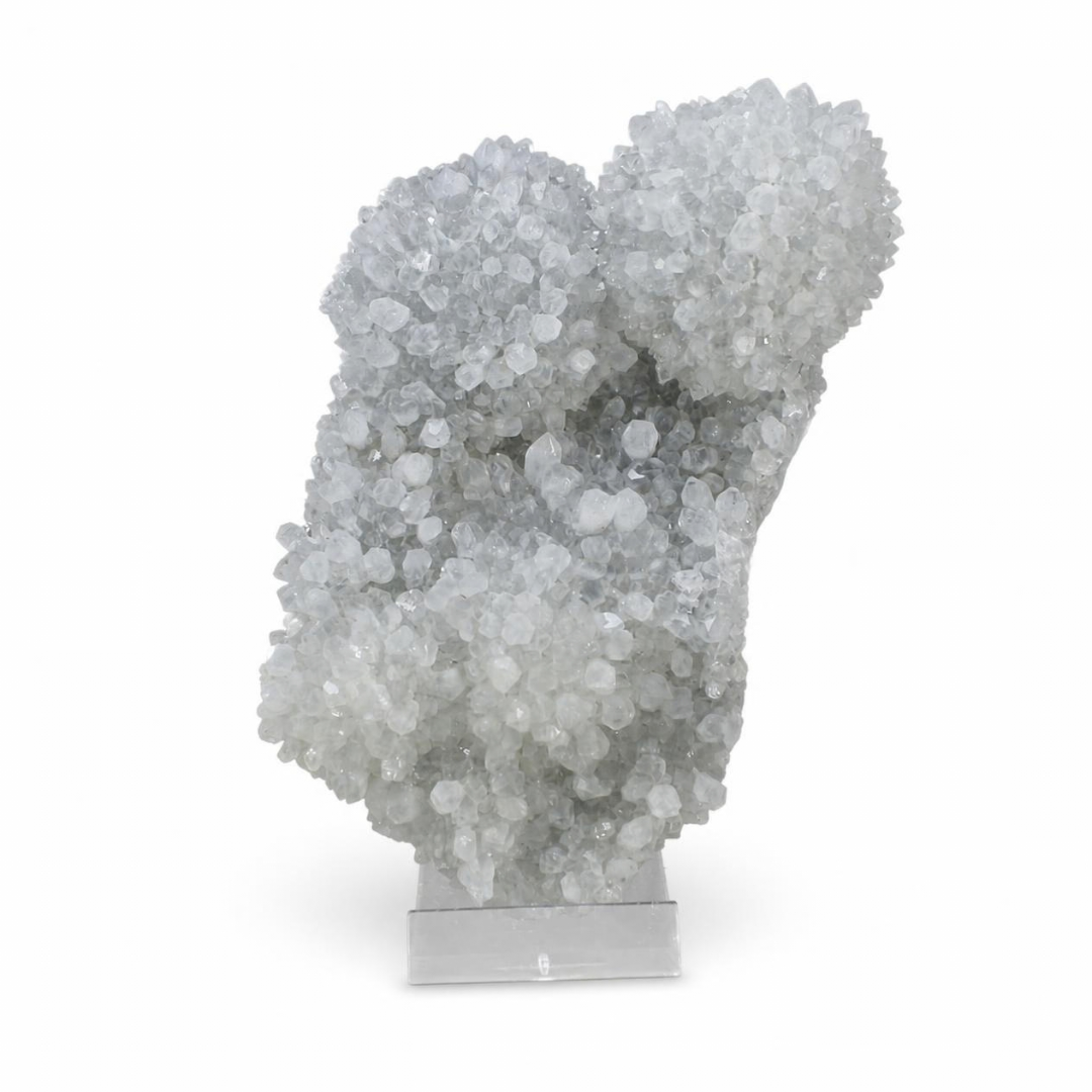 Natural Quartz Crystal Mineral Specimen – India