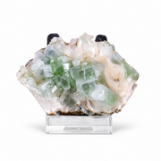 Natural Green Apophyllite with Heulandite Mineral Specimen – 130g