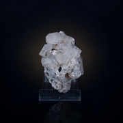 White Apophyllite Cluster on Quartz Matrix Natural Indian Mineral Specimen 7 × 4 × 4 cm | 80 g