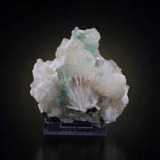Natural Green Apophyllite with Stilbite & Scolecite Crystal Specimen – 600 gm | 11 × 10 × 5 cm