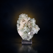 Natural Green Apophyllite with Stilbite on Matrix – 330 g