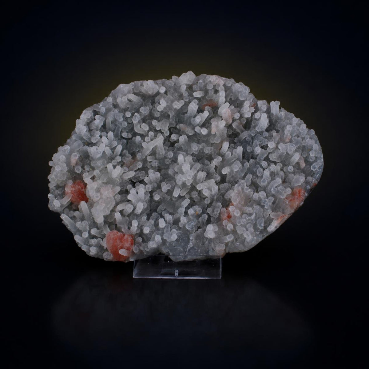Natural Chalcedony Crystal Matrix Mineral Specimen from India 380 gm 14 × 10 × 2 cm