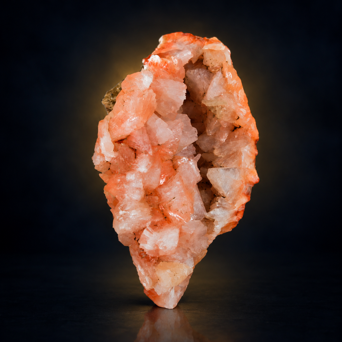 Natural Orange Stilbite Crystal Cluster – 160 g