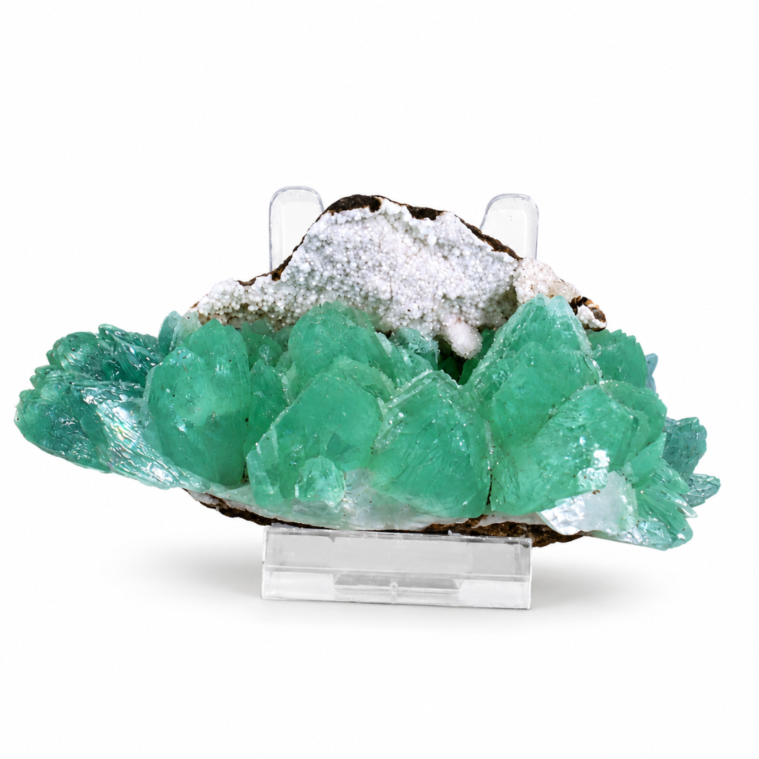 Natural Green Apophyllite Crystal Specimen – 200g