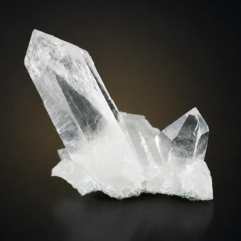 Himalayan Quartz Prismatic Crystal Group | 300 g | 11 × 9 × 4 cm