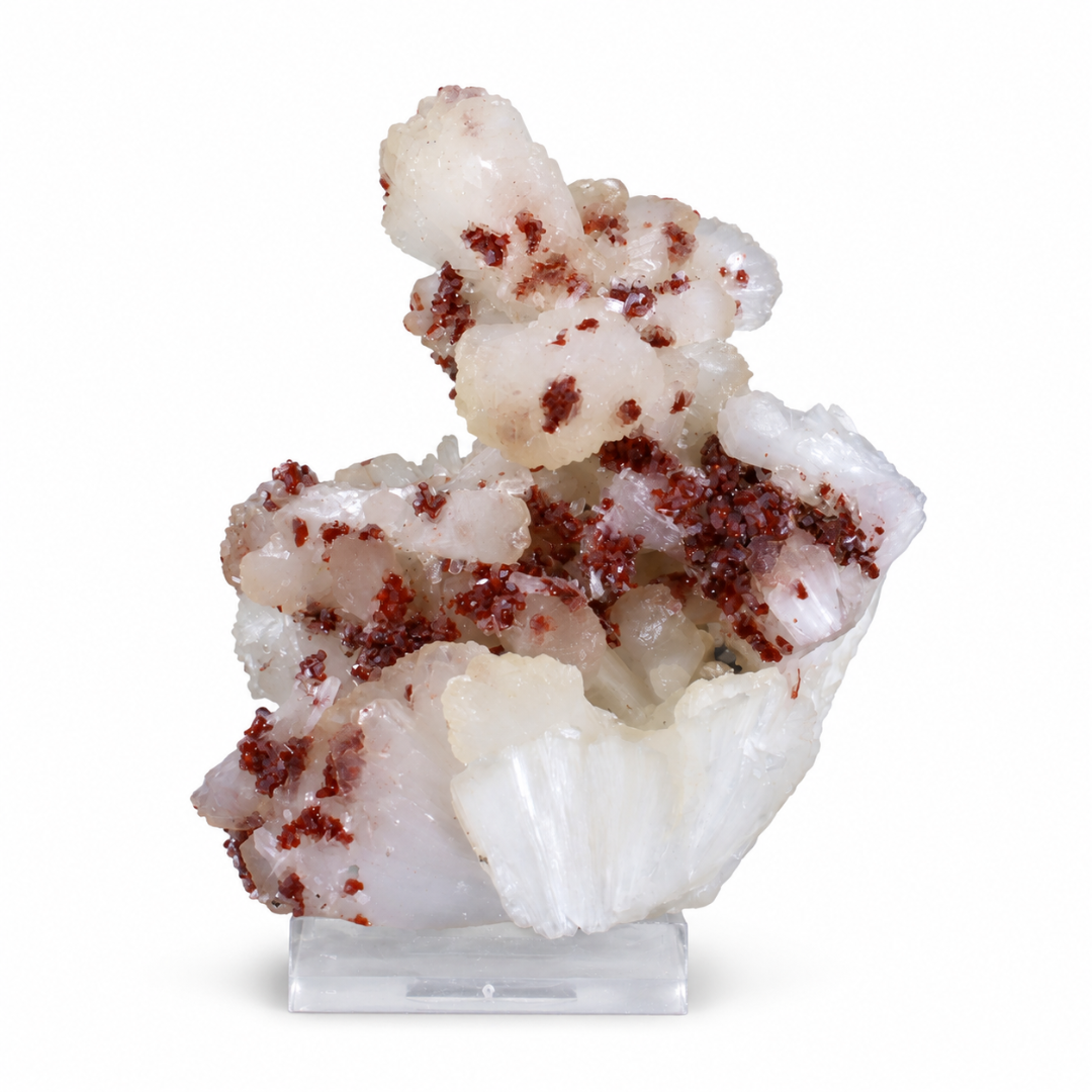 Stilbite with Heulandite – Natural Zeolite Mineral Specimen