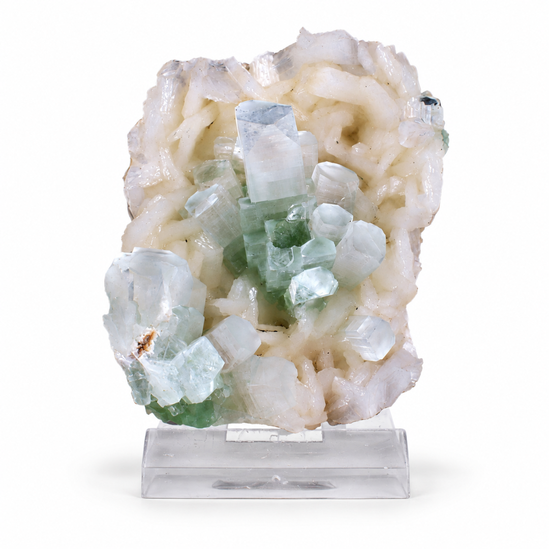 Natural Green Apophyllite Crystal Mineral Specimen – 100g