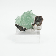 Natural Green Apophyllite Crystal Matrix – Mineral Specimen from India