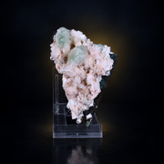 Green Apophyllite Crystals on Stilbite Matrix 8×6×4 cm | 120g