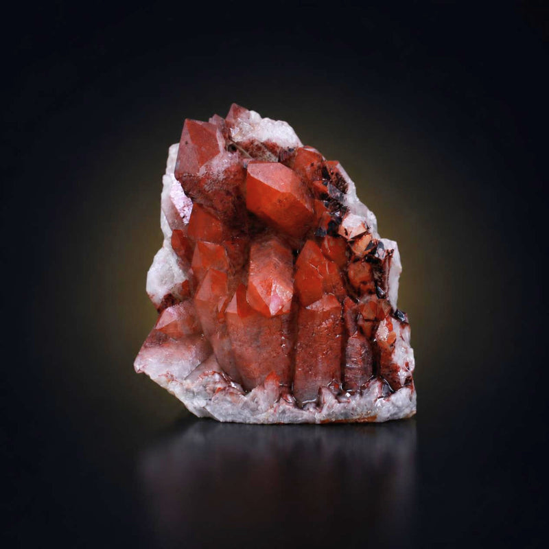 Natural Red Hematite Quartz Mineral Specimen 10 × 7 × 3 cm, 230 g