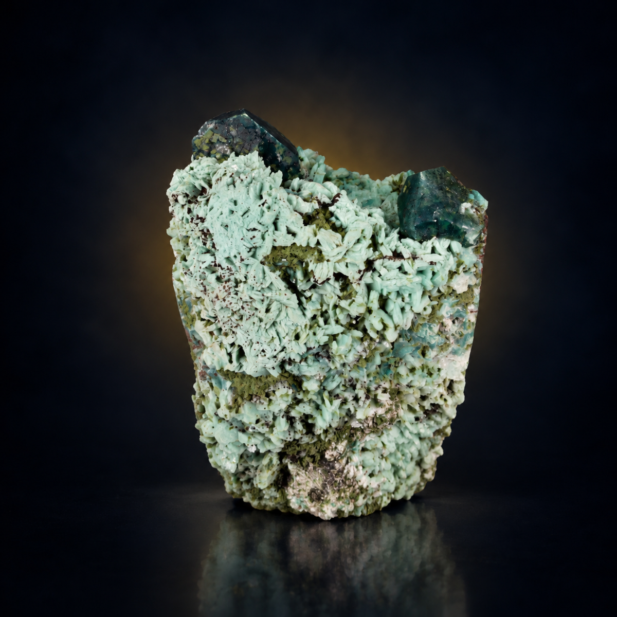 Natural Aurichalcite & Smithsonite Mineral Specimen – 460 g