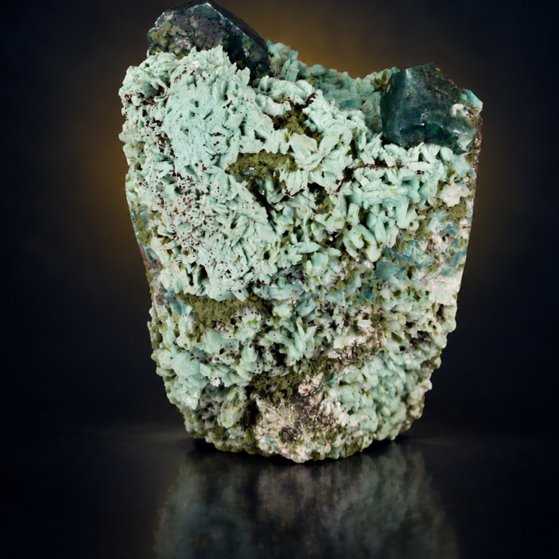 Natural Aurichalcite & Smithsonite Mineral Specimen – 460 g
