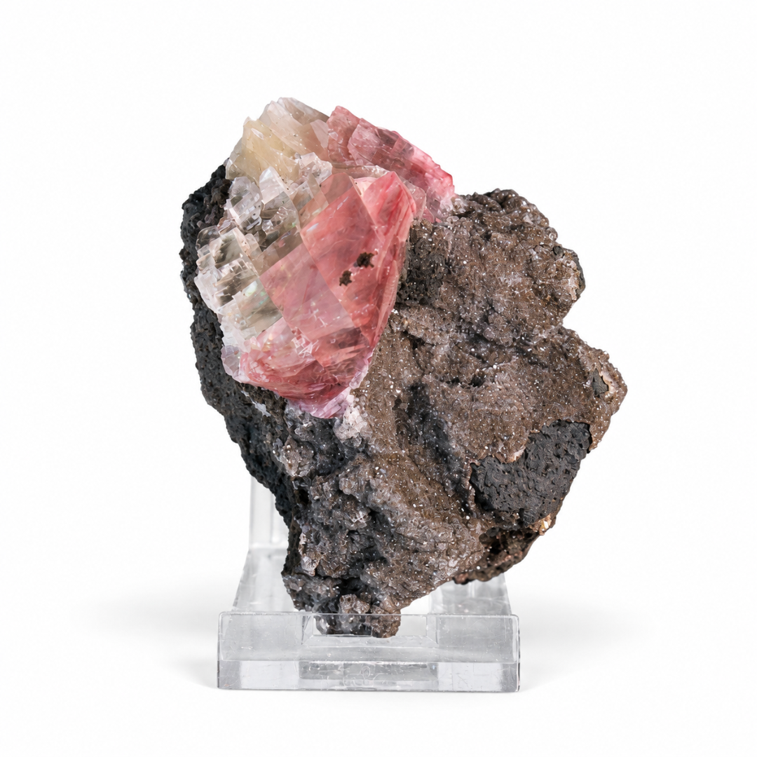 Natural Calcite Crystal Mineral Specimen – India