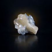 Natural Stilbite with Apophyllite Crystal Cluster – 40 g