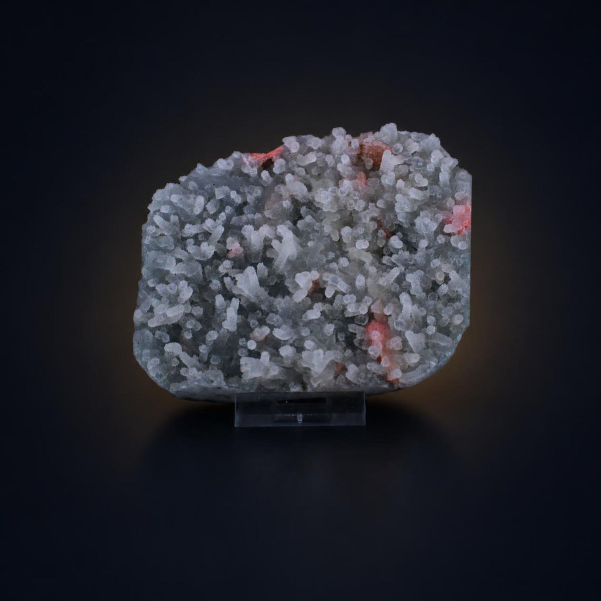 Natural Chalcedony Geode Mineral Specimen from India 330 gm 13 × 9 × 2 cm