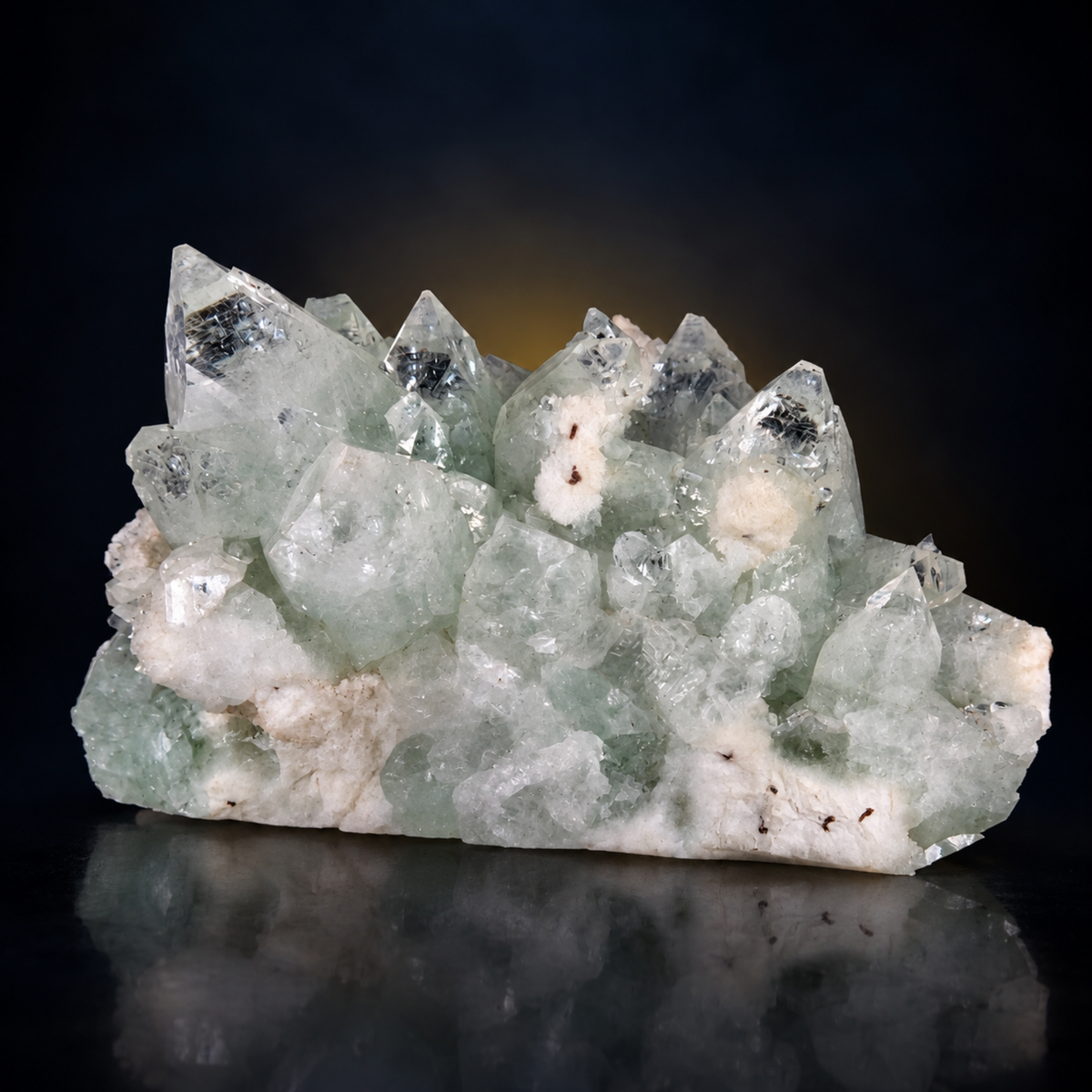 Natural Green Apophyllite on Matrix – 390 g