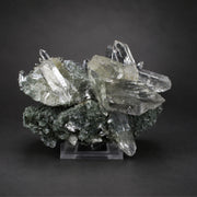 Natural Chlorite Quartz Crystal Cluster  17 × 13 × 8 cm 920 g