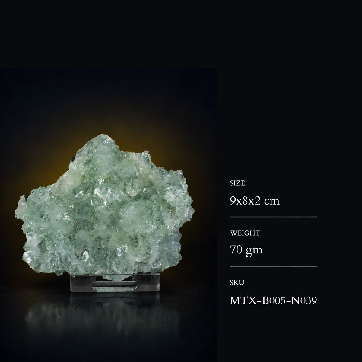 Apophyllite specimen — India, 70 g.