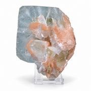 Natural Apophyllite with Heulandite Matrix Mineral Specimen