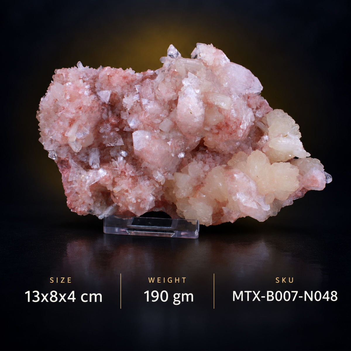 Bladed Red Stilbite · 190 g · 13 × 8 × 4 cm