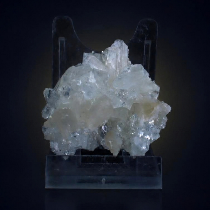 Natural Apophyllite with Stilbite Crystal Cluster – 30 g