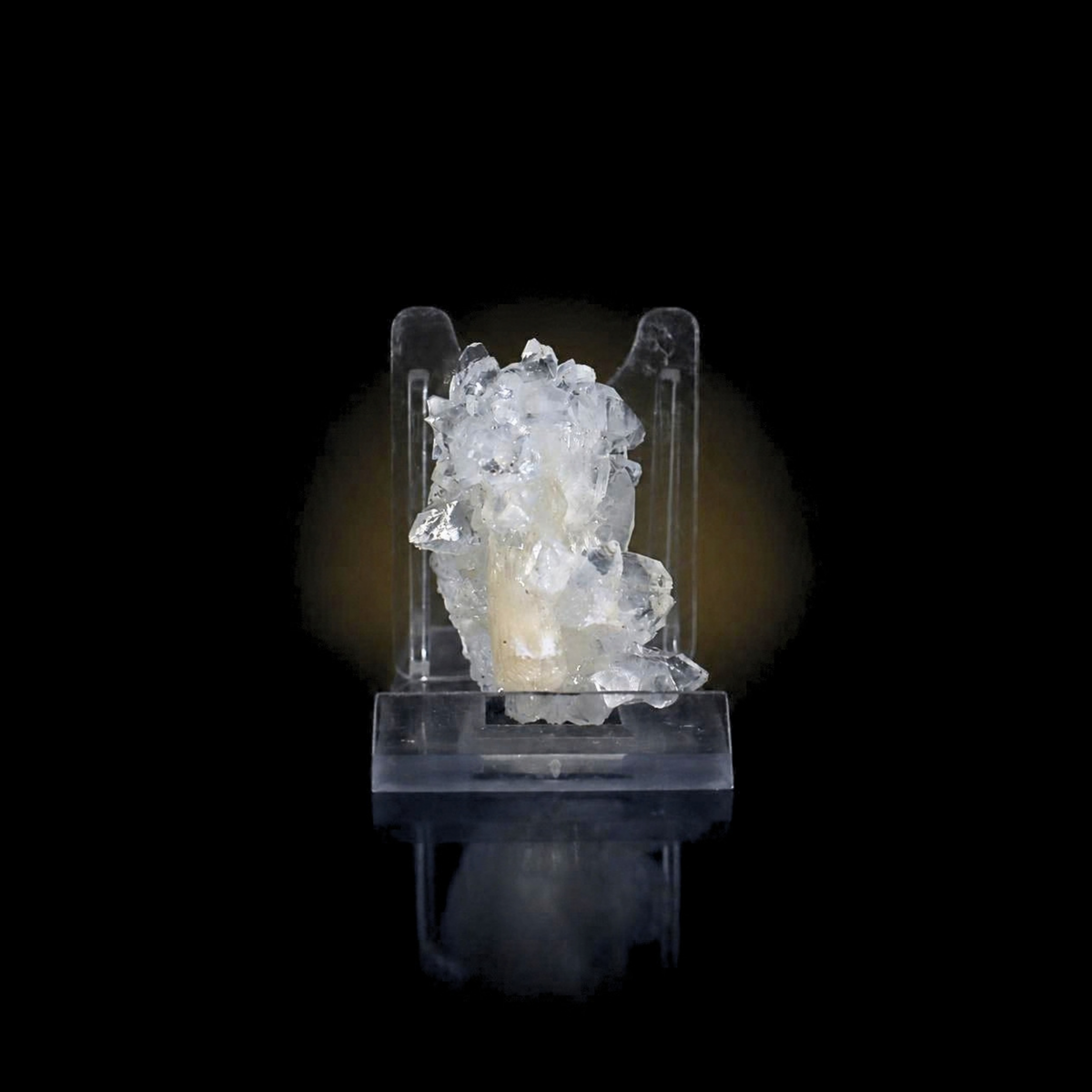 Natural Apophyllite with Stilbite Crystal Cluster – 30 g