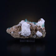 Natural Green Apophyllite, Mordenite & Stilbite Crystal – Mineral Specimen 185 gm 13 × 7 × 4 cm