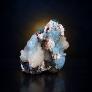Natural Green Apophyllite, Stilbite & Mordenite Crystal – Mineral Specimen 200 gm