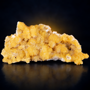 Natural Orange Calcite with White Stilbite Crystal Cluster – 350 g