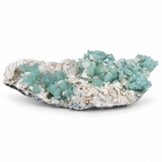 Natural Green Apophyllite with Mordenite Heulandite Crystal Specimen – India
