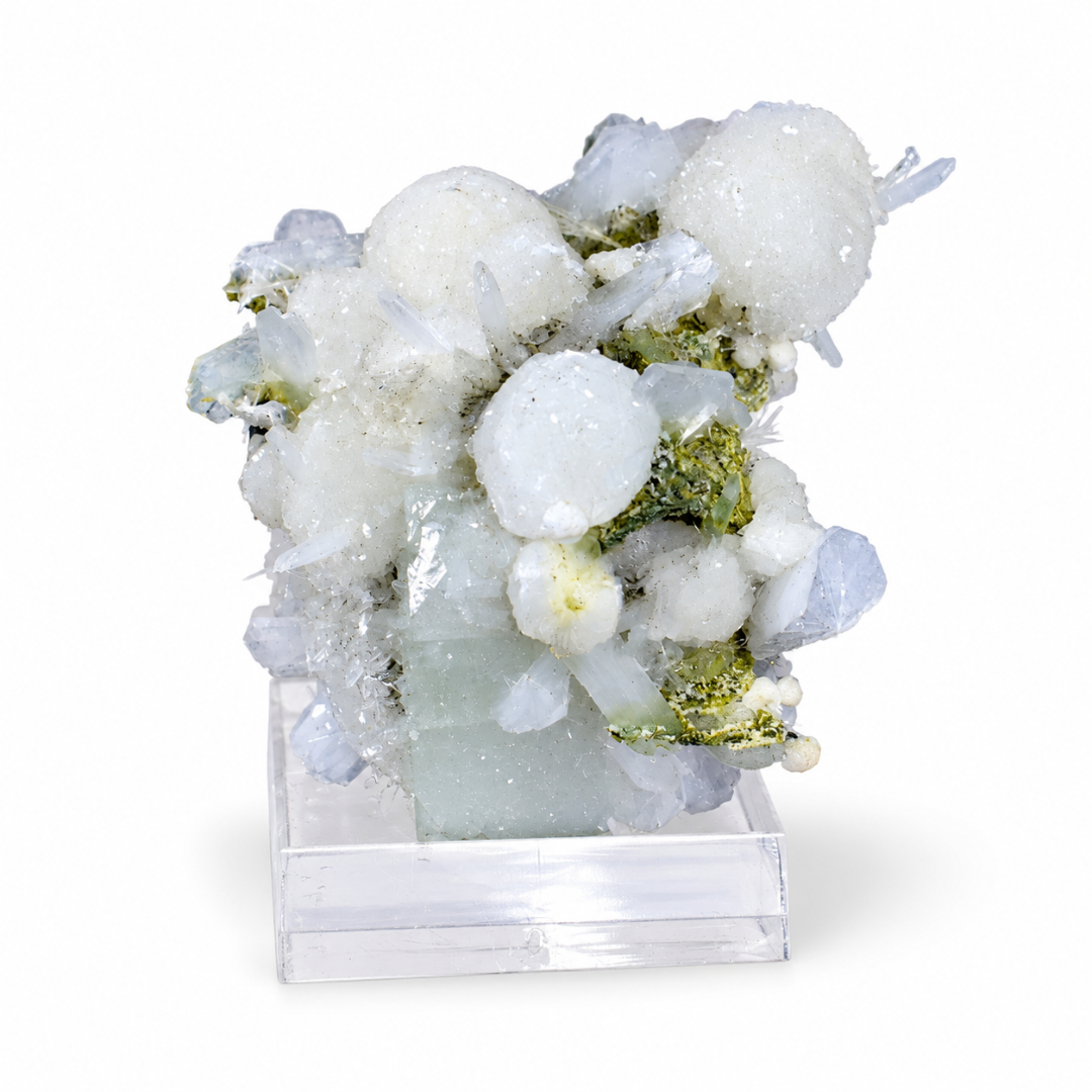 Natural Apophyllite with Heulandite Crystal Specimen – 90g