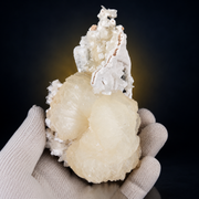 Natural Stilbite with Heulandite Crystal Cluster – 270 g