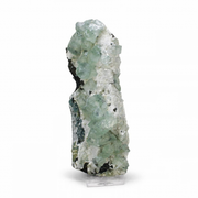 Natural Green Apophyllite with Heulandite Crystal Specimen – India