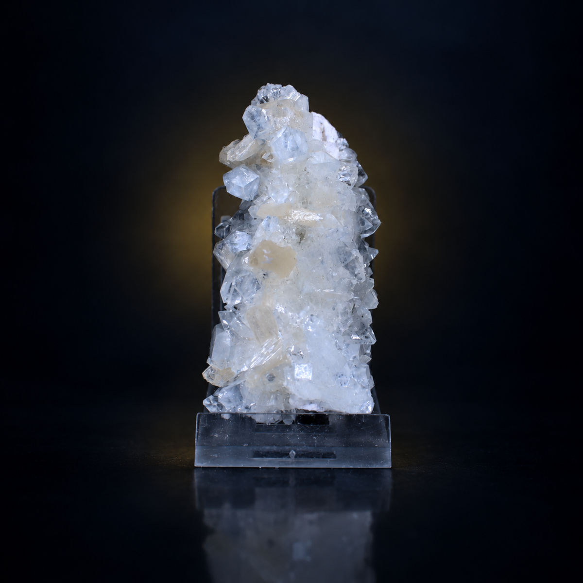 Stilbite & Apophyllite Crystal Cluster | 8 × 5 × 4 cm | 100 g