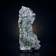 Natural Green Apophyllite with Mordenite Crystal – Mineral Specimen Matrix India | 620 gm | 20 × 9 × 5 cm