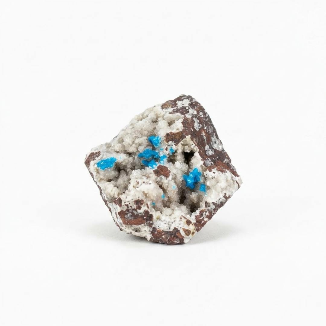 Natural Cavansite Crystal Matrix – Mineral Specimen from India