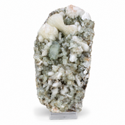 Natural Green Apophyllite with Heulandite Matrix Scolecite