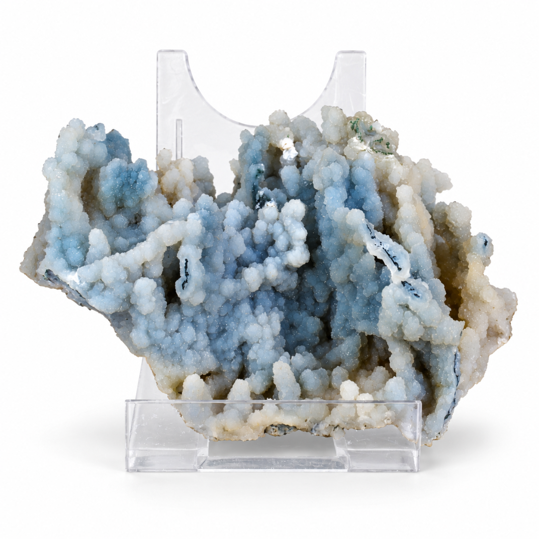 Natural Chalcedony Mineral Specimen – India