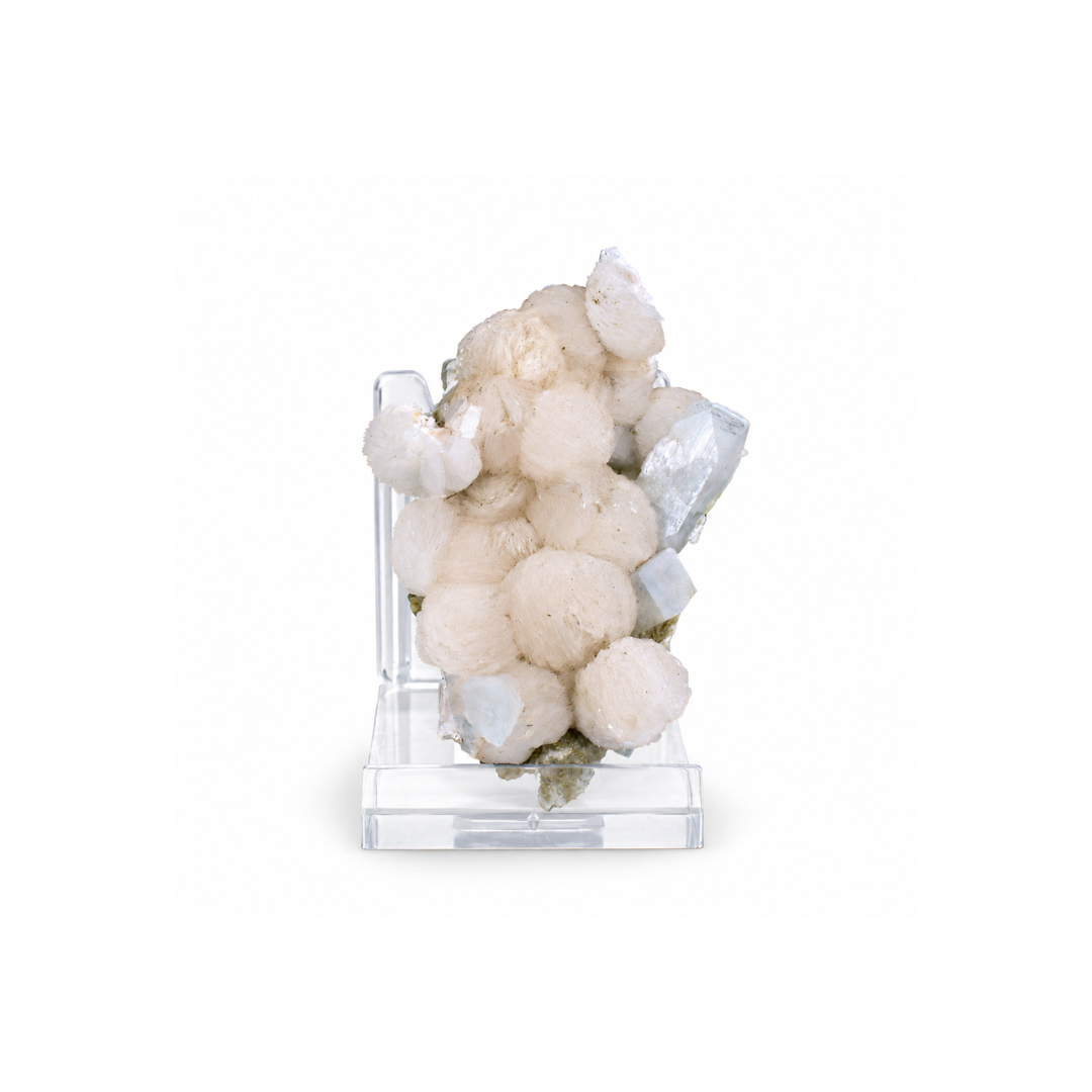 Natural Stilbite with Heulandite Crystal Specimen – 40g