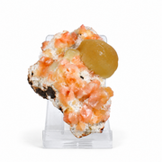 Natural Stilbite with Calcite Mineral Specimen – 80g