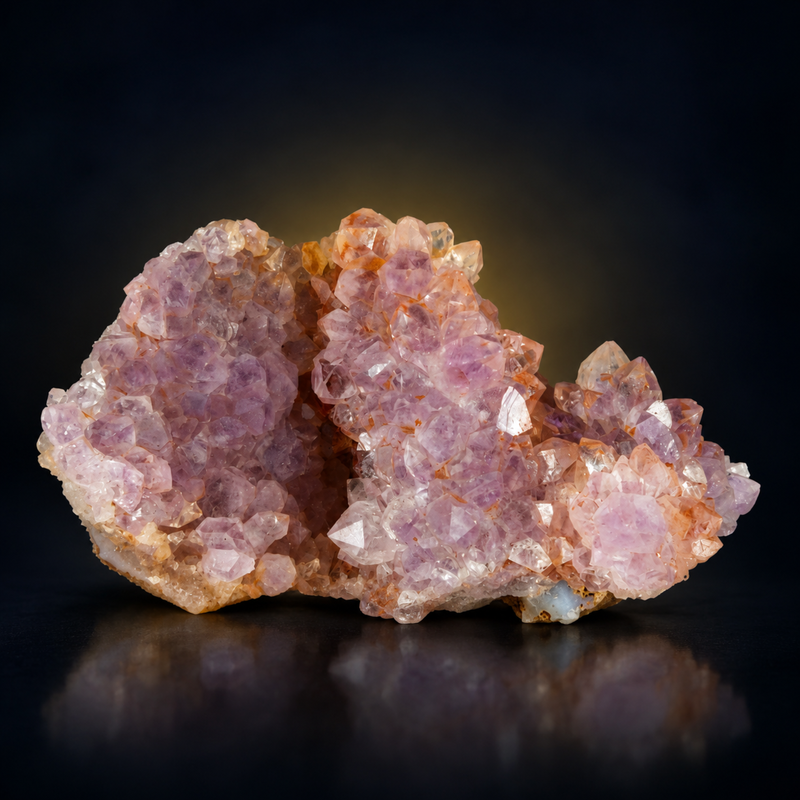Amethyst Drusy Crystal-Lined Cavity | 90 g | 9 × 5 × 4 cm