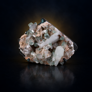 Natural Apophyllite with Heulandite and Stilbite on Matrix – 130 g