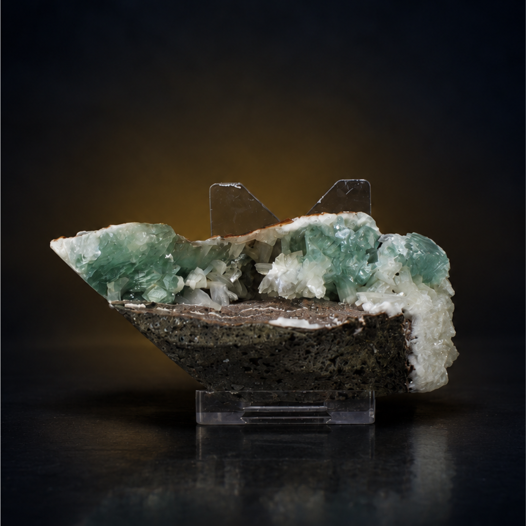 Apophyllite specimen — India, 140 g.
