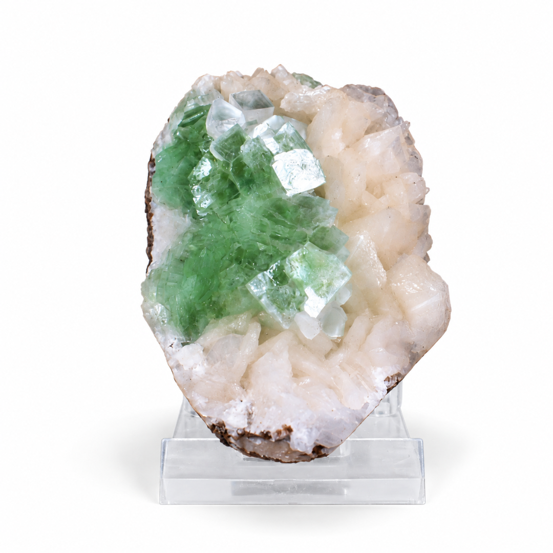 Natural Green Apophyllite Crystal Mineral Specimen – 100g