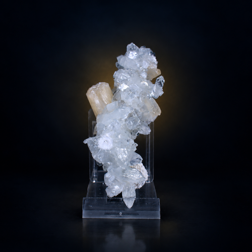 Apophyllite & Stilbite Crystal Cluster | 11 × 5 × 4 cm | 90 g