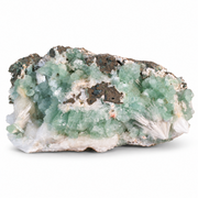 Natural Green Apophyllite with Heulandite & Scolecite Crystal Specimen – India