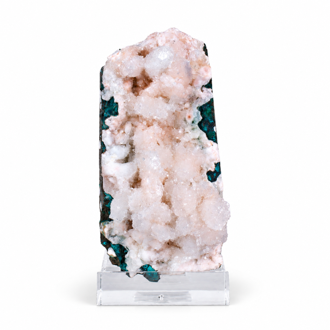 Natural Stilbite with Heulandite Crystal Specimen – 120g