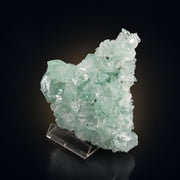 Natural Green Apophyllite Crystal Matrix Mineral Specimen from India 110 gm 10 × 9 × 2 cm